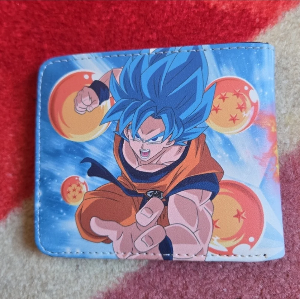New dragon ball super anime manga leather wallet